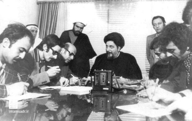 امام و خبرنگاران