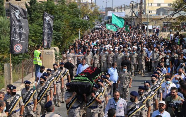 خاک‌سپاری پیکر بانو خلیلی در شهر صور