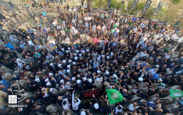 خاک‌سپاری پیکر بانو خلیلی در شهر صور