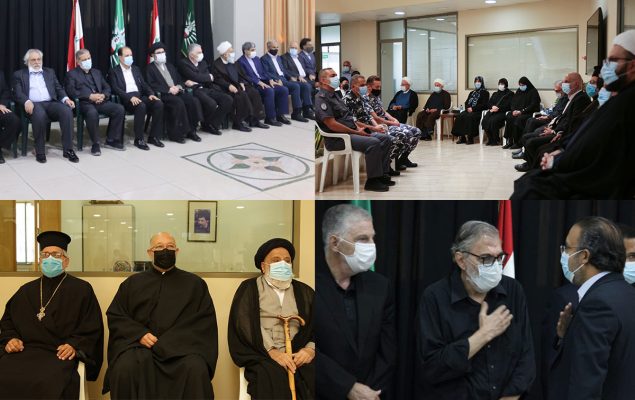 مراسم ترحیم و یادبود در بیروت و صور