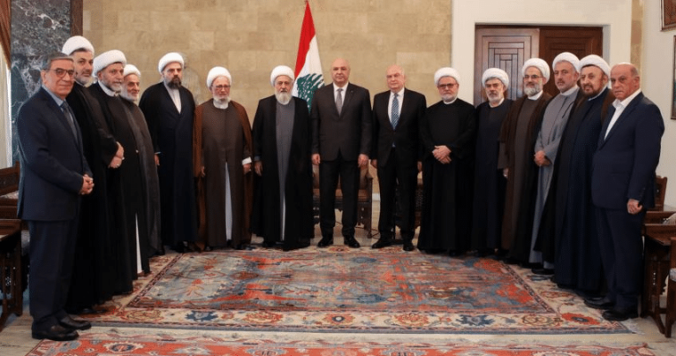 دیدار جوزف عون با اعضای مجلس اعلای شیعیان